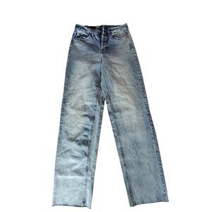 Wild Fable High-Rise Straight Denim Jeans Light Wash EasyRidig Womens Size 2